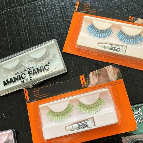 🎈4 LISTINGS FOR $20! Bundle of colorful eyelashes for halloween makeup artist - Picture 4 of 8